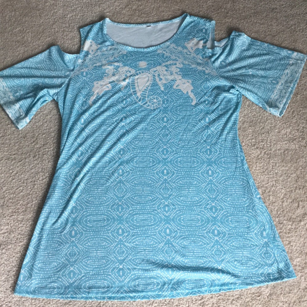 Bare shoulder summer Tunic